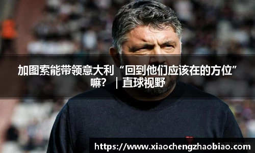 加图索能带领意大利“回到他们应该在的方位”嘛？｜直球视野
